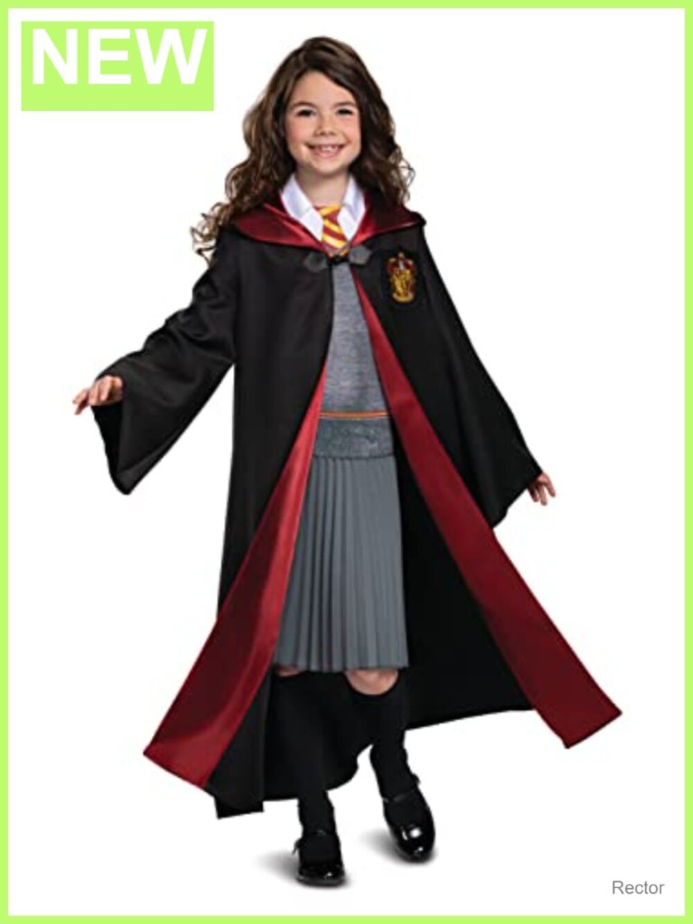 Hermione Granger Kids Costume Gryffindor Robe Dress Set 4-6x